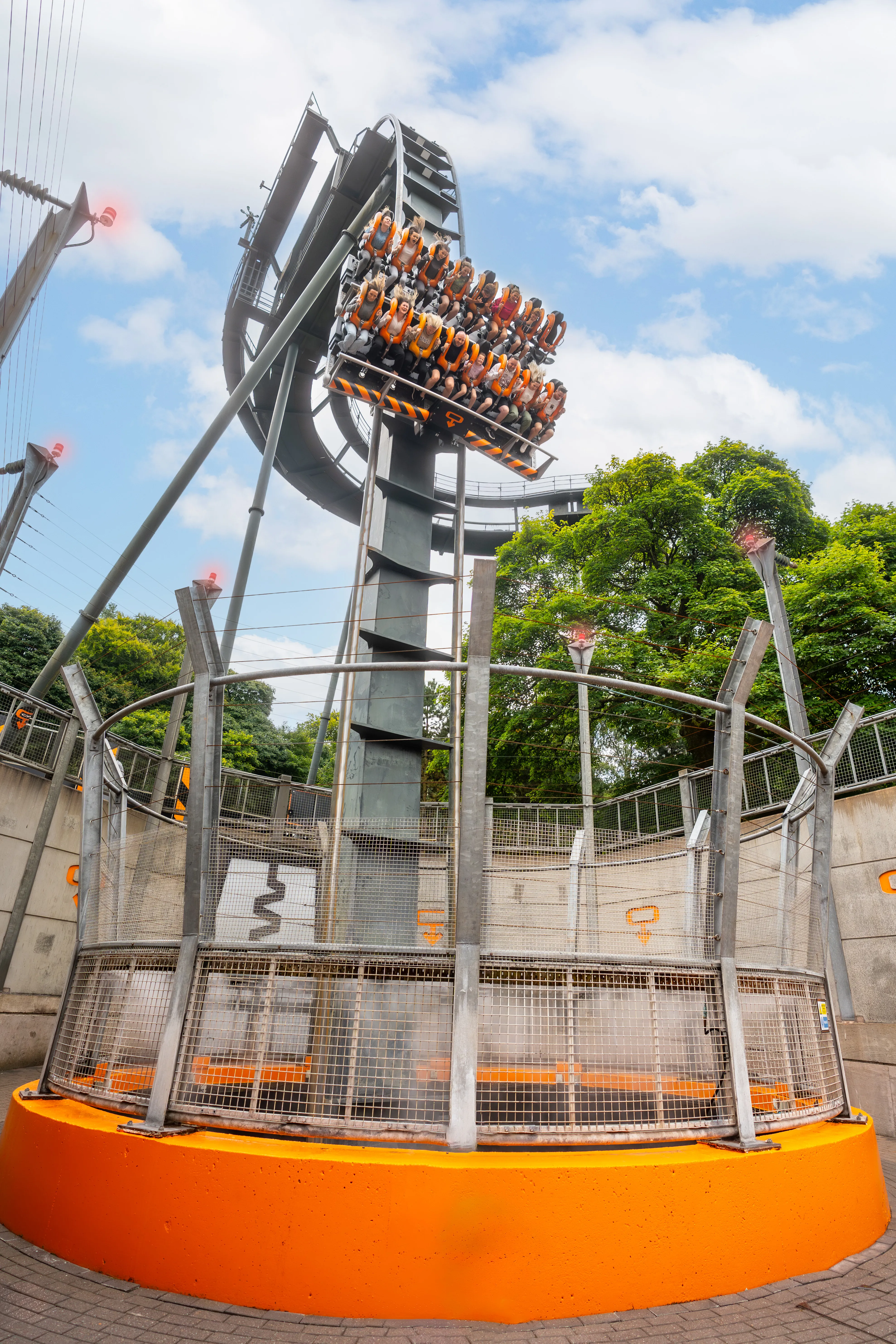 Oblivion drop at Alton Towers Resort