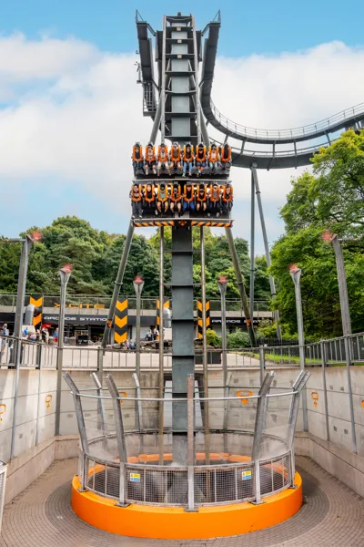 Oblivion drop at Alton Towers Resort