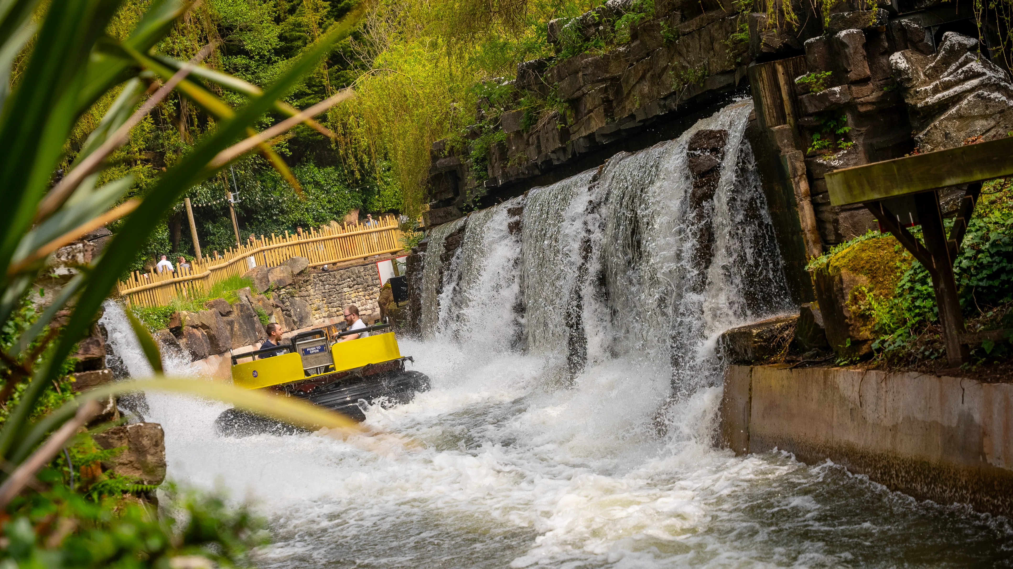 People on the Congo River Rapids at Alton Towers Resort