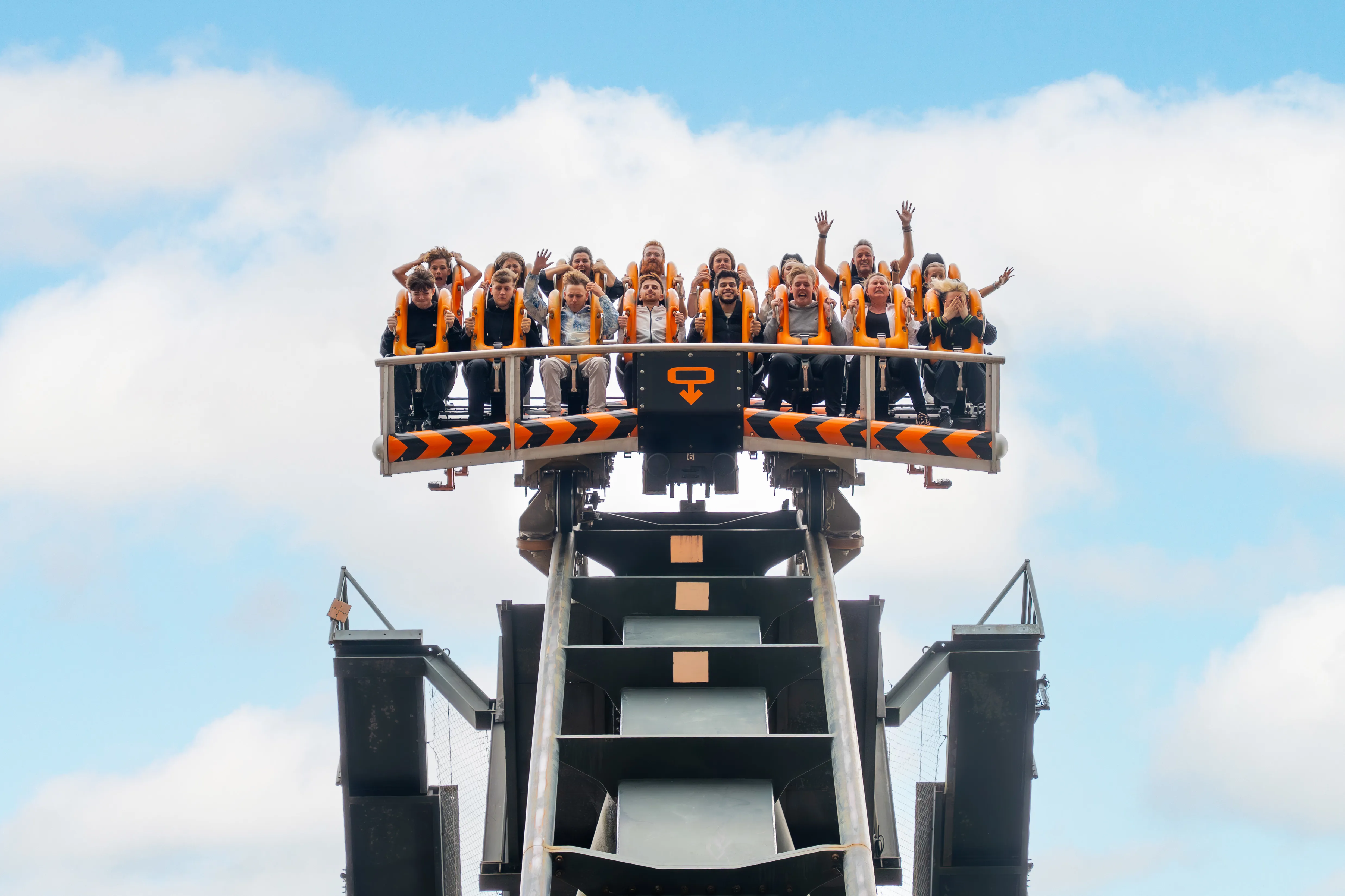 Oblivion drop at Alton Towers Resort 